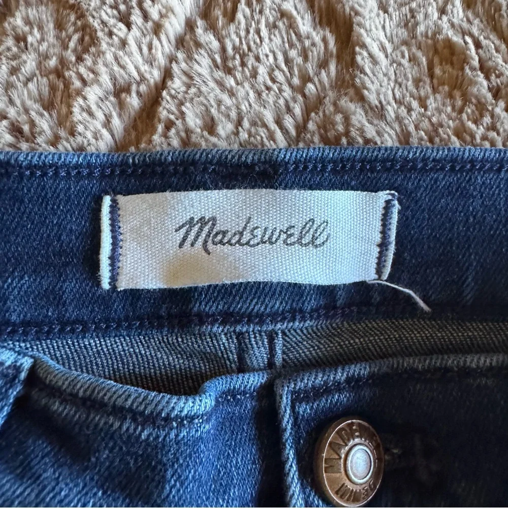 Madewell High Rise Dark Blue Jeans
